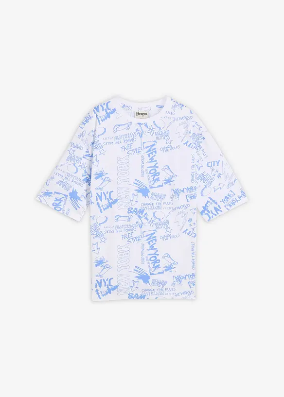 T-shirt 100% coton, coupe loose, bonprix