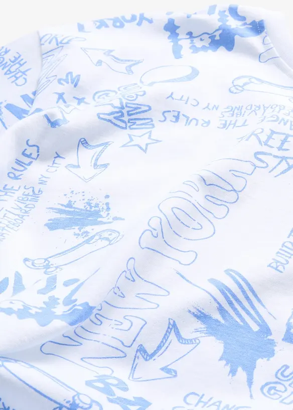 T-shirt 100% coton, coupe loose, bonprix