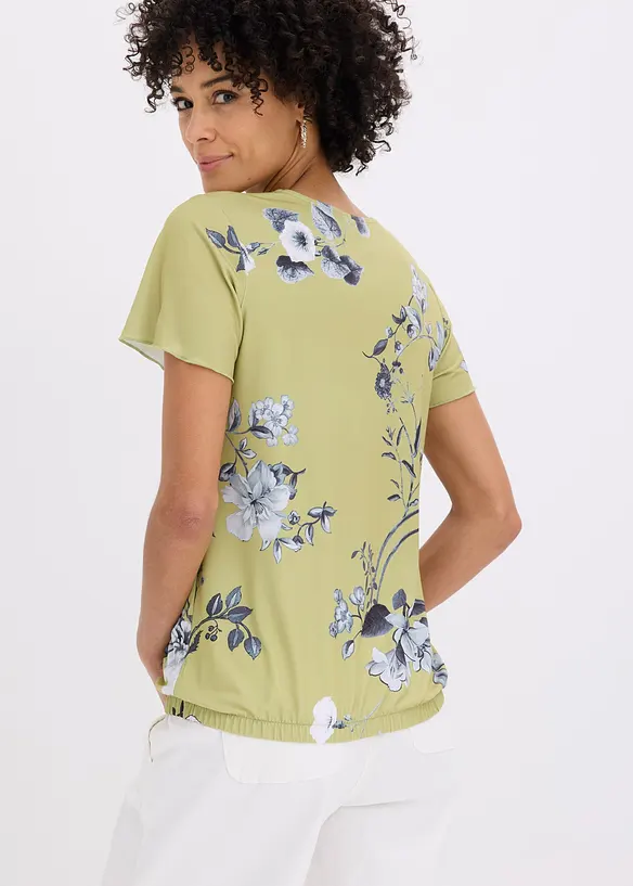 T-shirt &agrave; base &eacute;lastiqu&eacute;e, bonprix