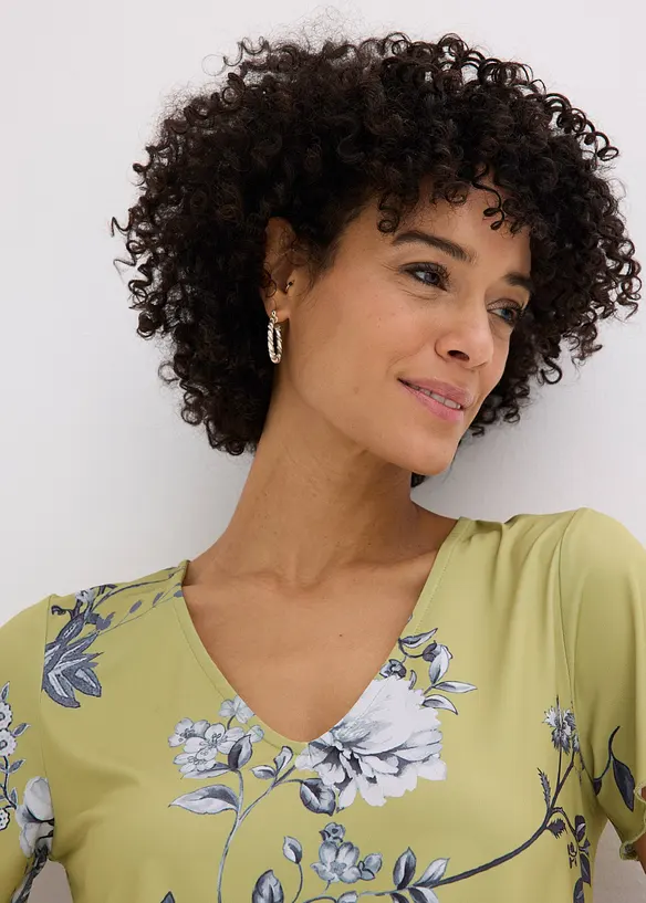 T-shirt &agrave; base &eacute;lastiqu&eacute;e, bonprix