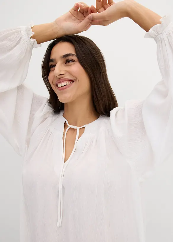 Blouse longue en viscose fluide, bonprix