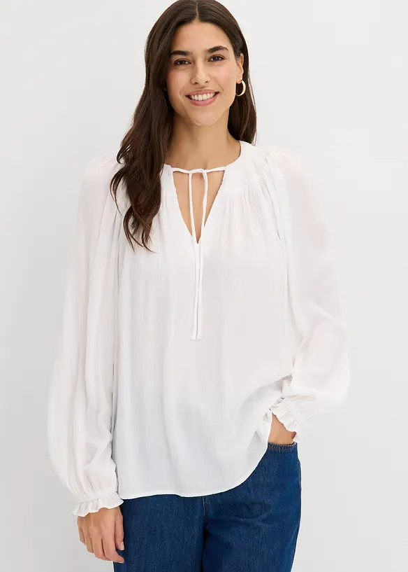 Blouse longue en viscose fluide, bonprix