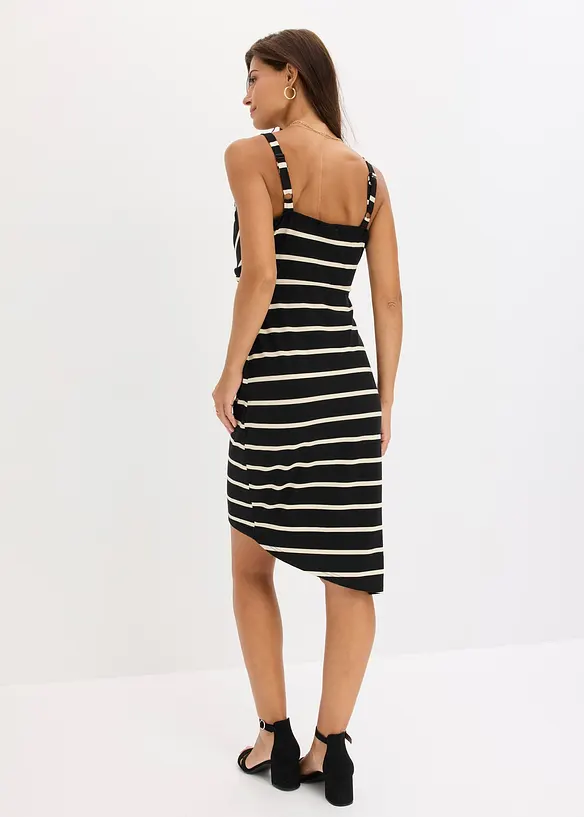 Robe en jersey &agrave; d&eacute;collet&eacute; plongeant, bonprix