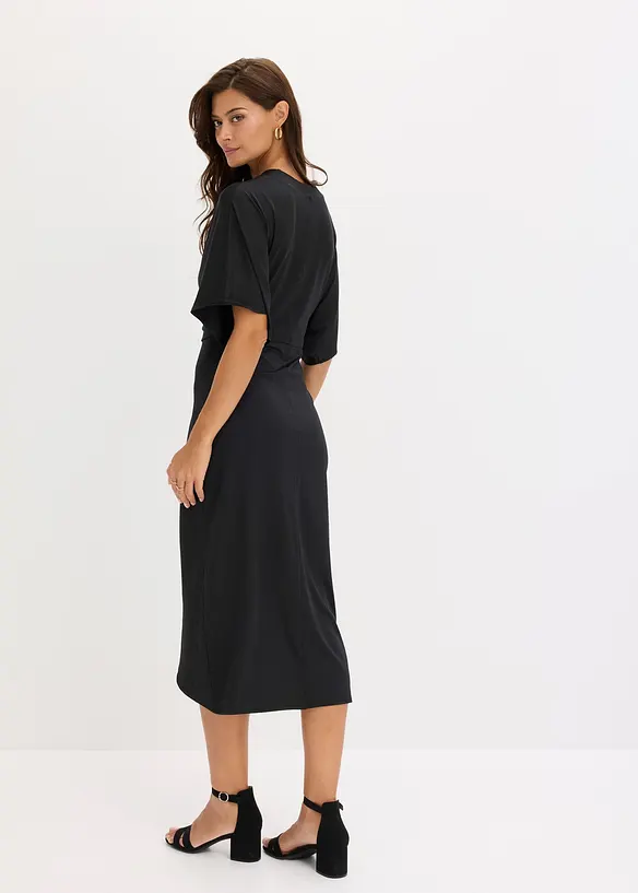 Robe midi effet twist&eacute;, bonprix