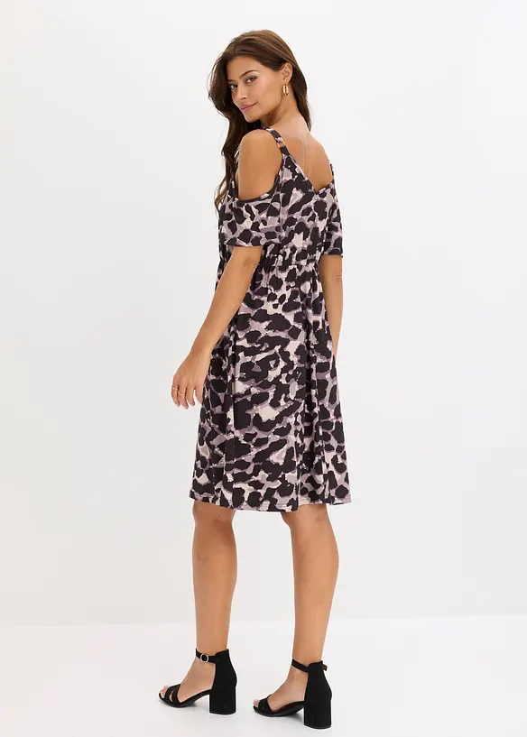 Robe courte &agrave; &eacute;paules d&eacute;couvertes, bonprix