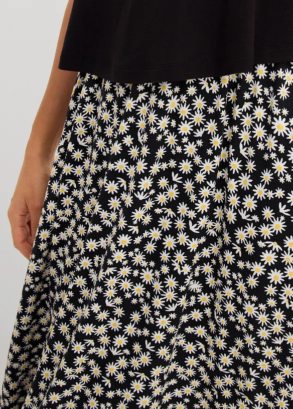 Robe fluide en jersey viscose extensible, bonprix