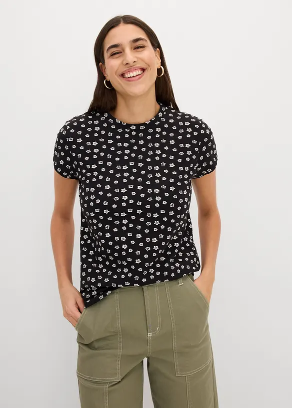 T-shirts en coton extensible, bonprix