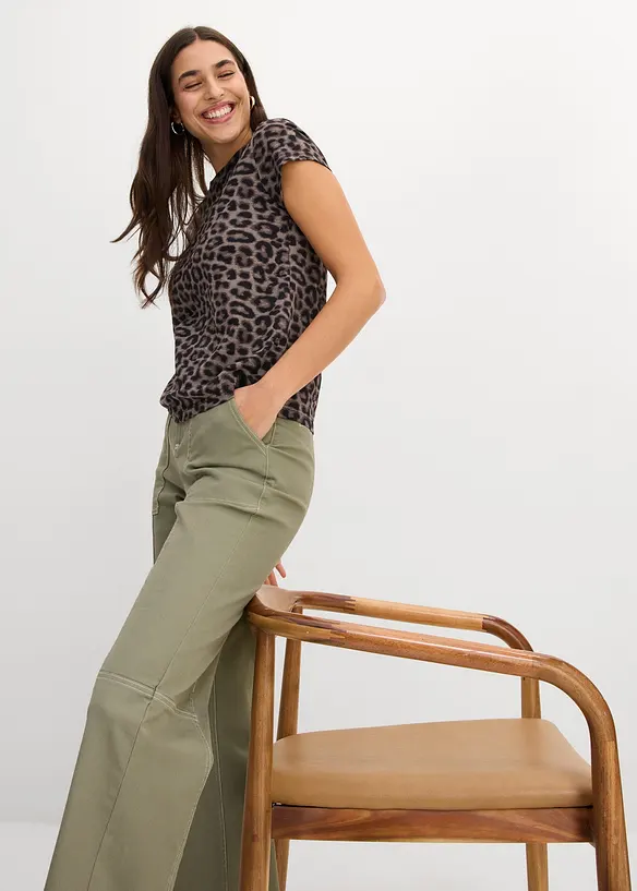 T-shirts en coton extensible, bonprix