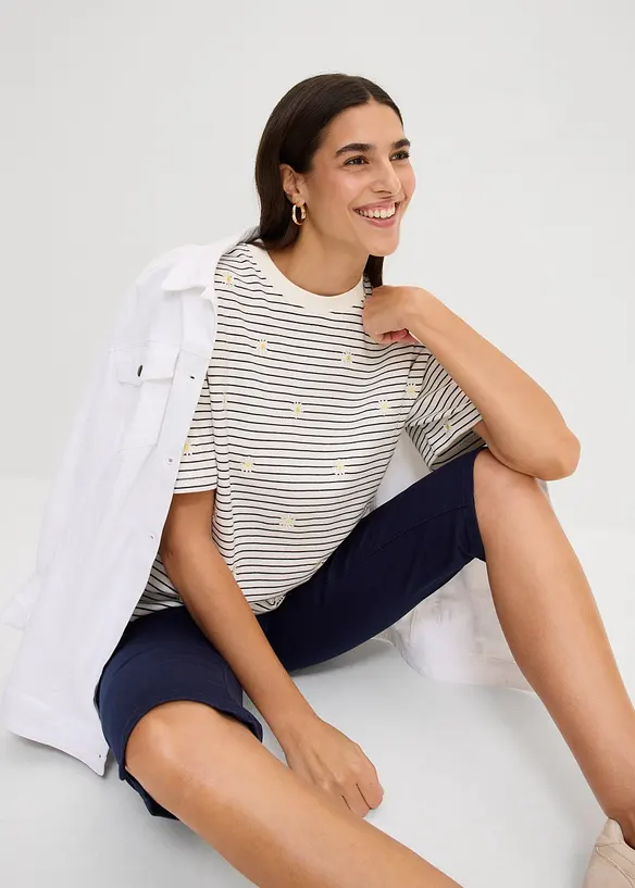 T-shirt ray&eacute; 100% coton, bonprix