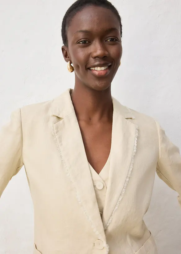 Blazer 100% lin, bonprix