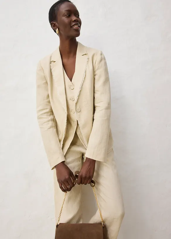 Blazer 100% lin, bonprix