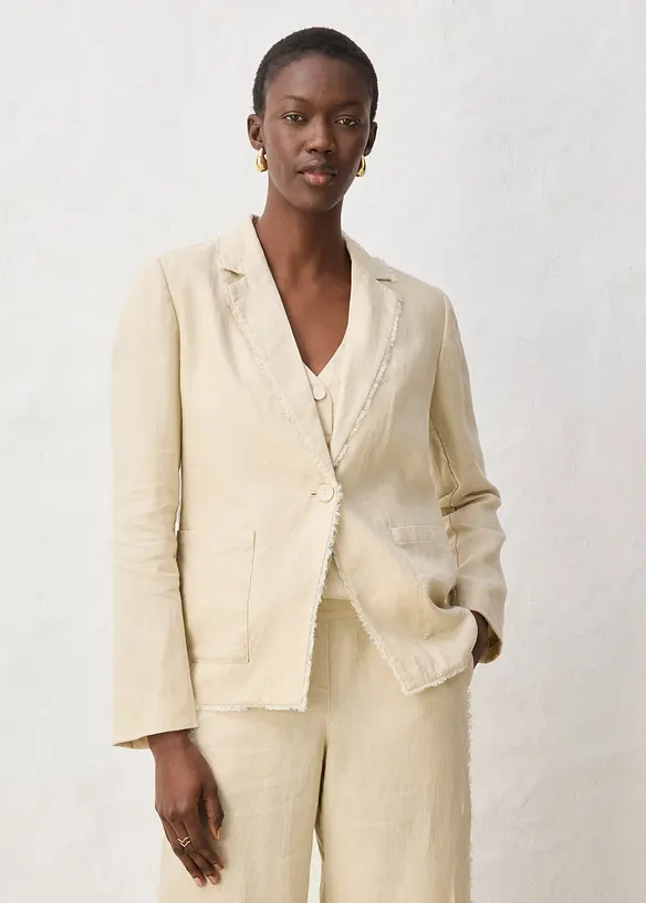 Blazer 100% lin, bonprix