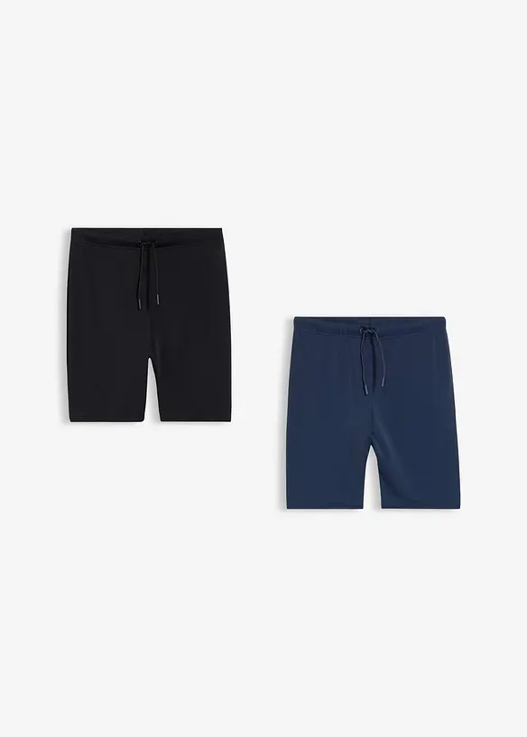 Lot de 2&nbsp;shorts de bain longs et pr&egrave;s du corps, bonprix