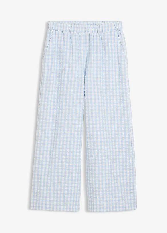 Pantalon large 100% coton, bonprix