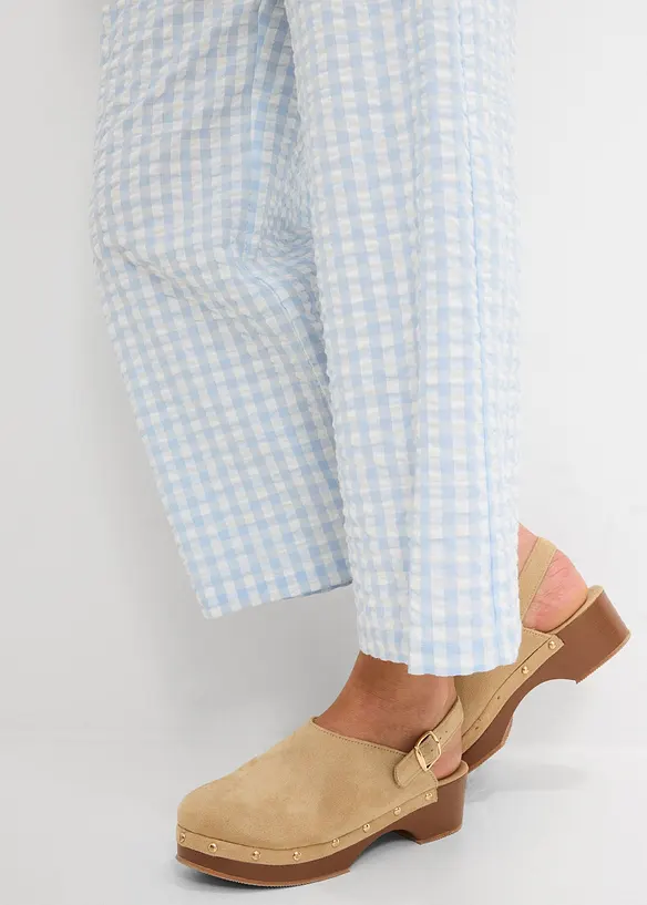 Pantalon large 100% coton, bonprix