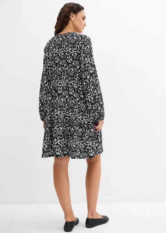 Robe-tunique en cr&ecirc;pe l&eacute;ger, bonprix