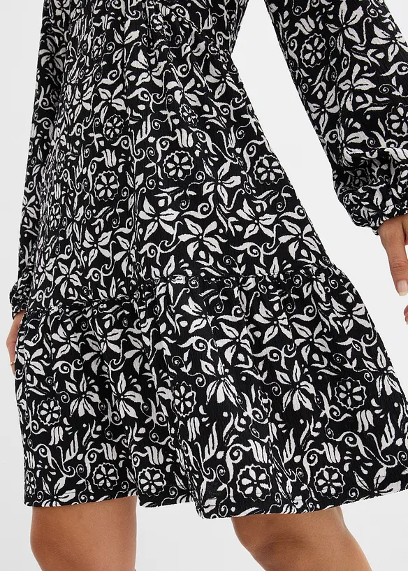 Robe-tunique en cr&ecirc;pe l&eacute;ger, bonprix