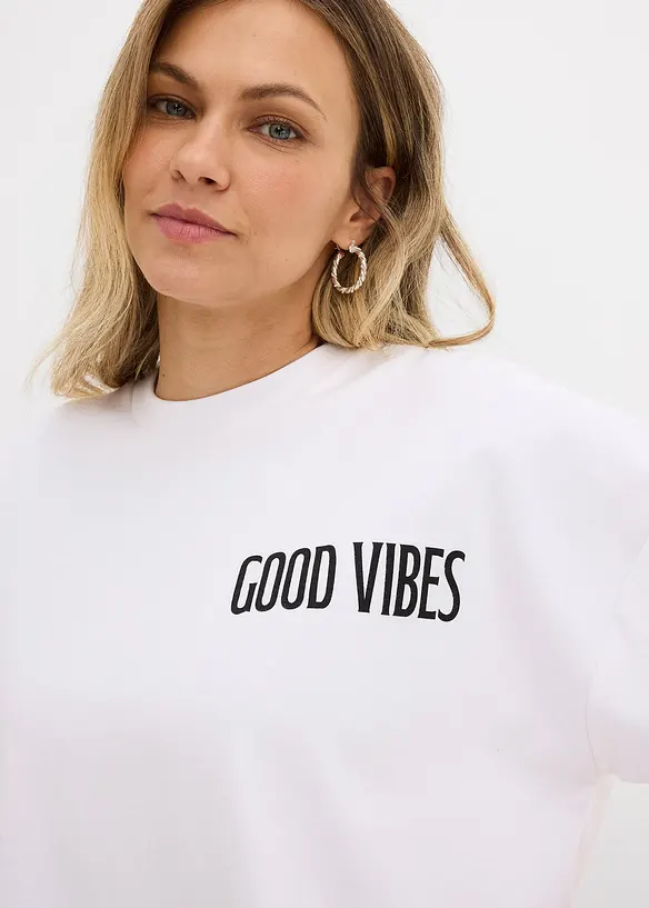 T-shirt oversize 100% coton, bonprix