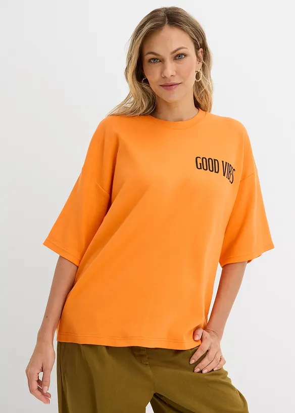 T-shirt oversize 100% coton, bonprix
