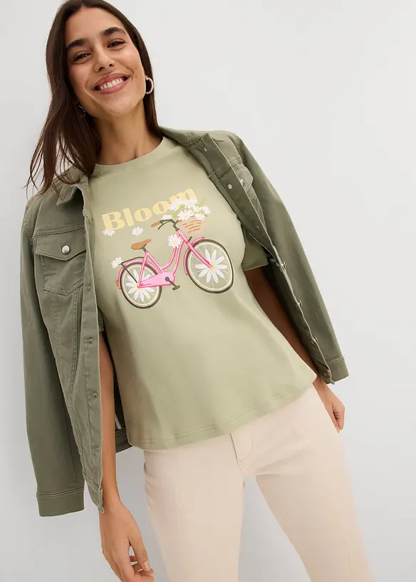 T-shirt ample 100% coton, bonprix