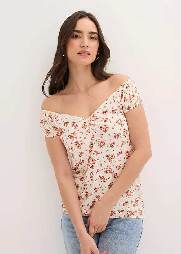 T-shirt en viscose extensible, bonprix