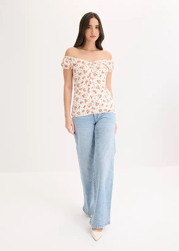 T-shirt en viscose extensible, bonprix