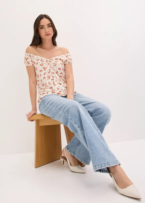 T-shirt en viscose extensible, bonprix