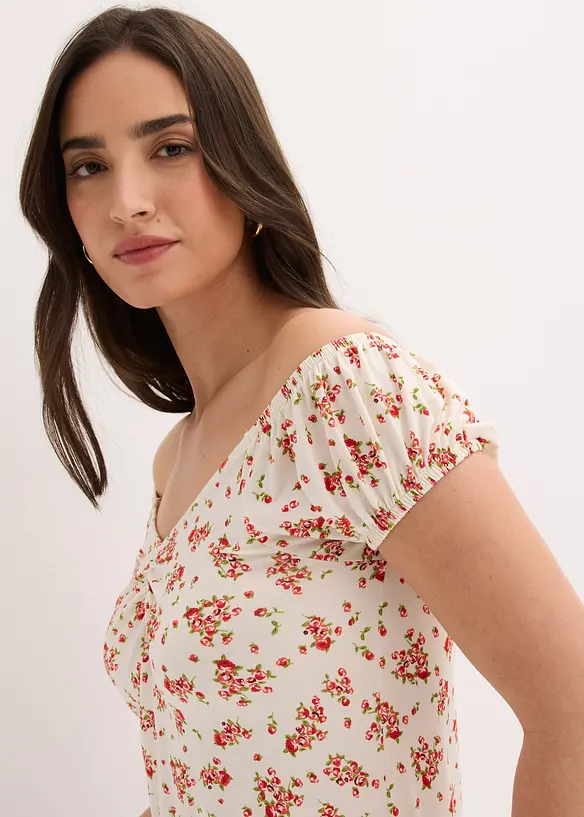 T-shirt en viscose extensible, bonprix