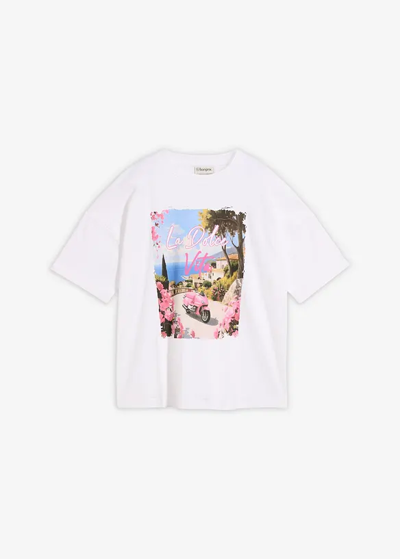 T-shirt oversize 100% coton, bonprix