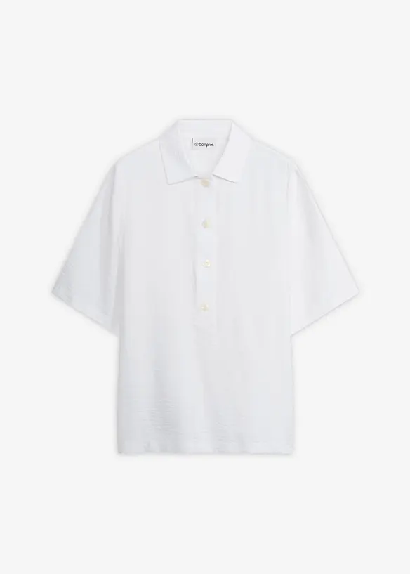 Blouse longue l&eacute;g&egrave;rement transparente, bonprix