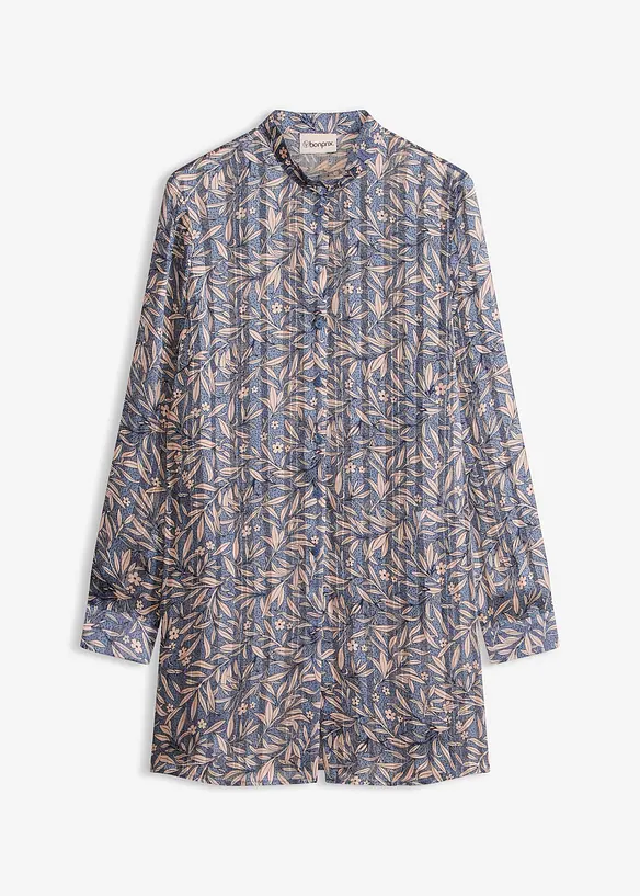 Chemisier long en mousseline, bonprix