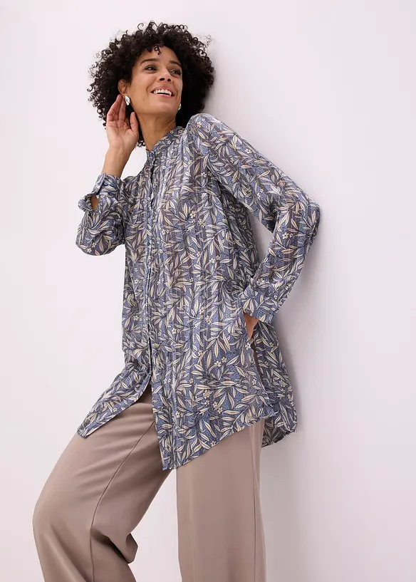 Chemisier long en mousseline, bonprix