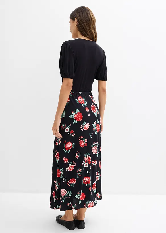 Robe longue en viscose extensible, bonprix