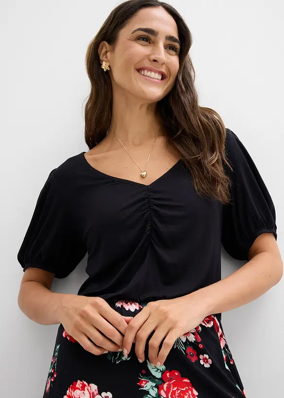 Robe longue en viscose extensible, bonprix