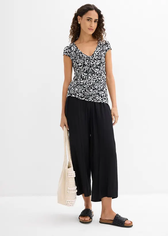 T-shirt en viscose extensible, bonprix