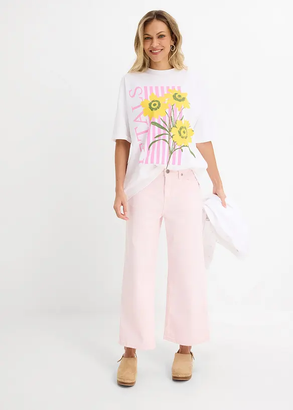 T-shirt oversize 100% coton, bonprix