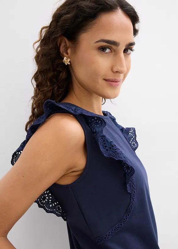 Top en coton extensible, bonprix