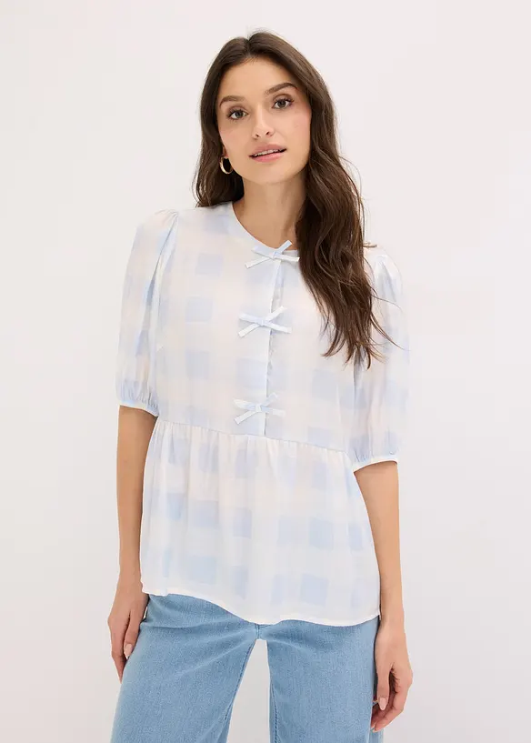 Blouse avec n&oelig;uds, bonprix