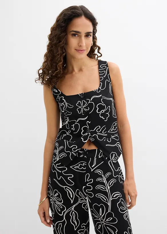 Gilet blazer sans manches, bonprix