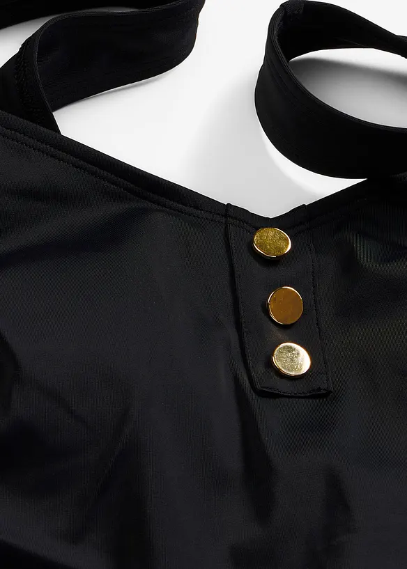 Maillot 1 pi&egrave;ce d&eacute;tail boutons, bonprix