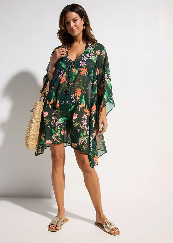 Tunique de plage en mousseline l&eacute;g&egrave;re, bonprix