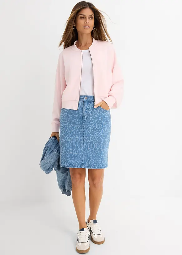 Jupe en jean, bonprix