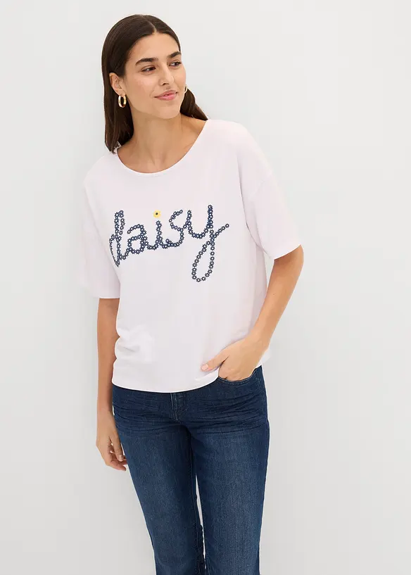 Sweat en viscose m&eacute;lang&eacute;e, bonprix