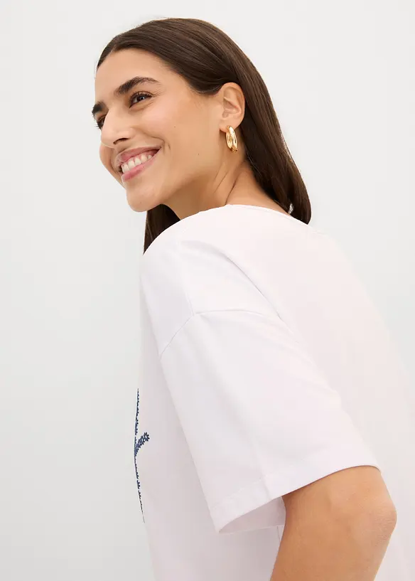 Sweat en viscose m&eacute;lang&eacute;e, bonprix