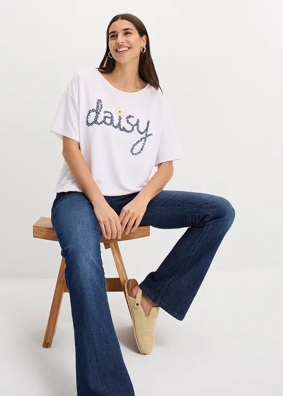 Sweat en viscose m&eacute;lang&eacute;e, bonprix