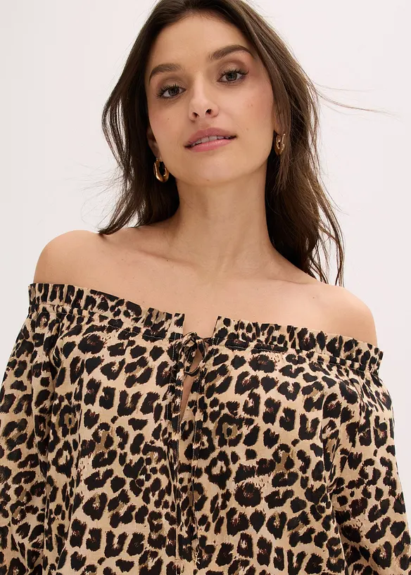 Blouse manches courtes 100% coton, bonprix