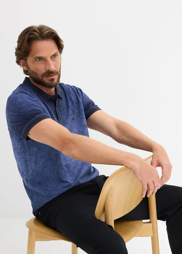 Polo aspect d&eacute;lav&eacute;, bonprix