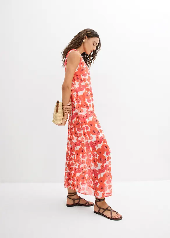 Robe longue en mousseline, bonprix