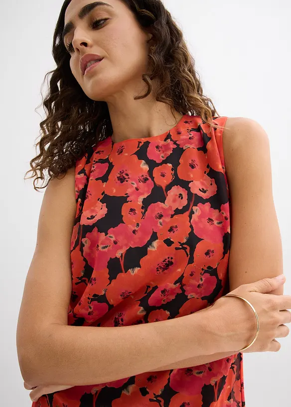 Robe longue en mousseline, bonprix