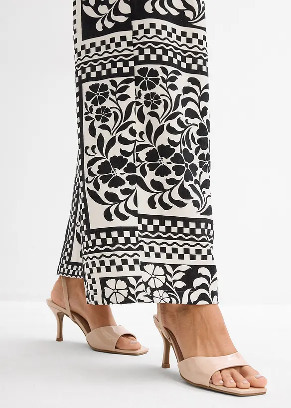 Pantalon fluide &agrave; taille &eacute;lastiqu&eacute;e, bonprix